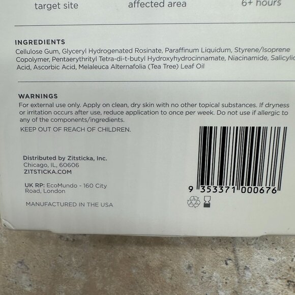 Lot Of 3 Zitsticka GOO GETTER Body Clarifying Blemish Patch For Body Zits NIB - Picture 11 of 12